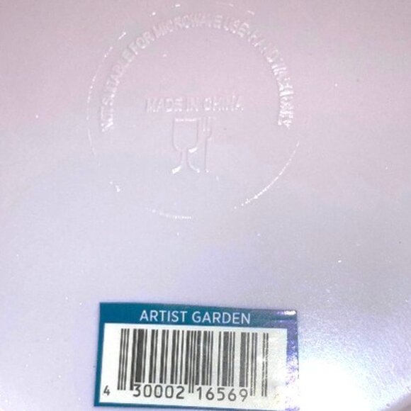 Shabby Chic Flower Bowls Melamine Pink Yellow NEW Set of 2 - Picture 6 of 8